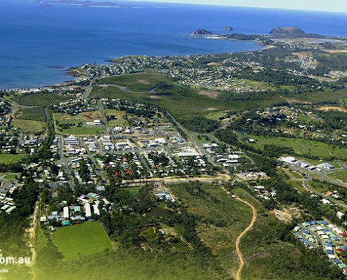 Yeppoon SHS_12 Yeppoon SHS: Yeppoon aus der Luft
