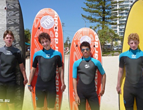 Balmoral SHS_09 Balmoral SHS: Surfgruppe