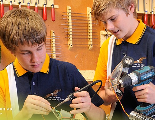 Coolum SHS_03 Coolum SHS: Schulwerkstatt