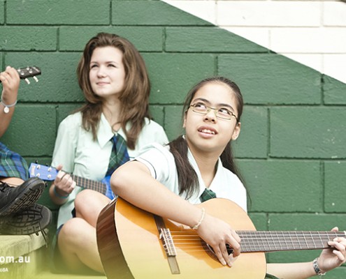 Craigslea SHS_06 Craigslea SHS: Schüler bei musizieren