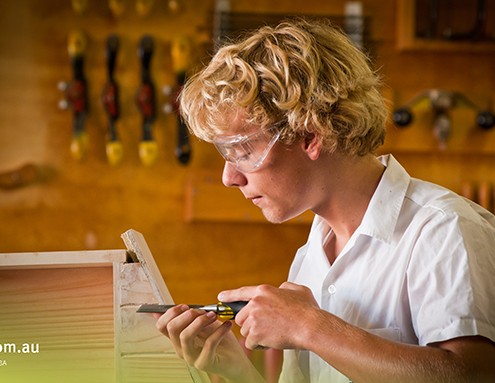 Elanora SHS_05 Elanora SHS: schuleigene Holzwerkstatt