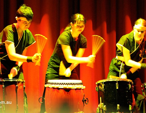 Pimplico SHS: Percussions-Gruppe