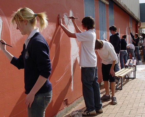 Mount Gambier HS: Community Mural Painting Mount Gambier HS: Community Mural Painting