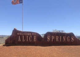 Alice Spring Sign Alice Spring Sign