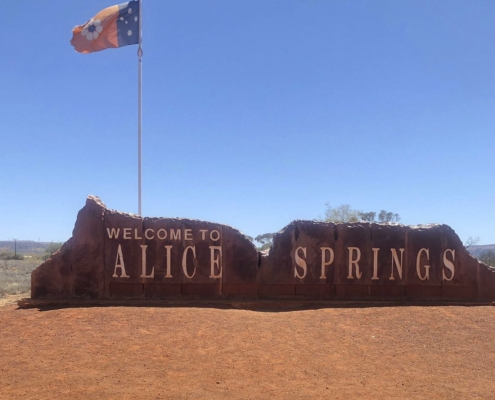 Alice Spring Sign Alice Spring Sign