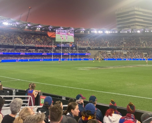 AFL Game im Gabba Stadium, Brisbane AFL (Australian Football League) Game im Gabba Stadium, Brisbane