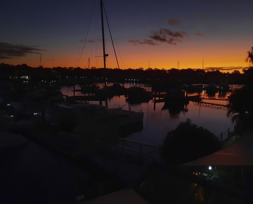 Sonnenuntergang im Hafen von Cleveland Sonnenuntergang im Hafen von Cleveland