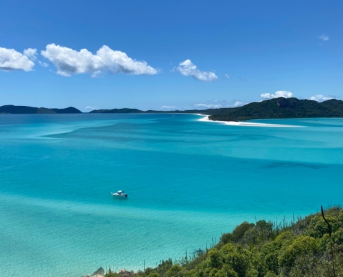 Blick zu den Whitsundays Blick zu den Whitsundays