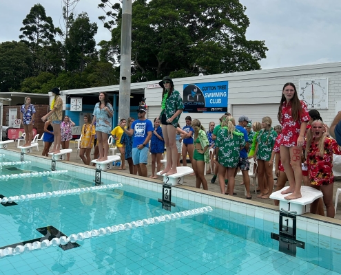 Swimming Carnival in den Cotton Tree Pools Swimming Carnival