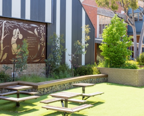 Collingwood College 5 Collingwood College Sitzecke Außen