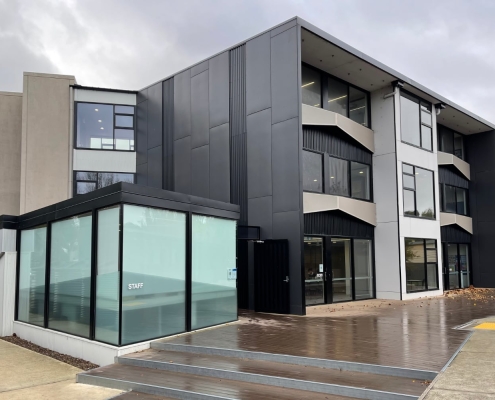 Elwood College 2 Elwood College Außenansicht