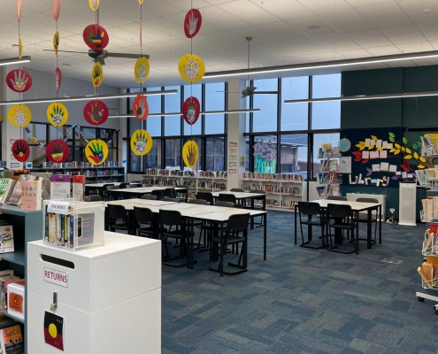 Elwood College 4 Elwood College Bibliothek