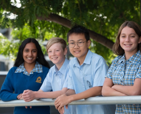 Frankston High School 5 Frankston High School, fünf Schüler