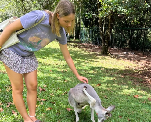 Helena mit Känguru Helena mit Känguru