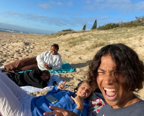 Sunrise schauen mit Freunden in Kawana Sunrise schauen mit Freunden in Kawana