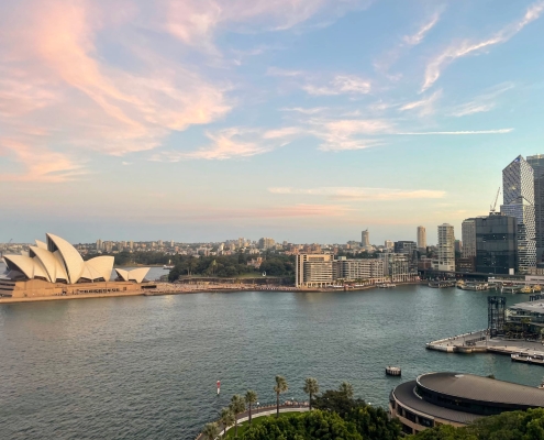 Blick zum Sydney Opera House Blick zum Sydney Opera House