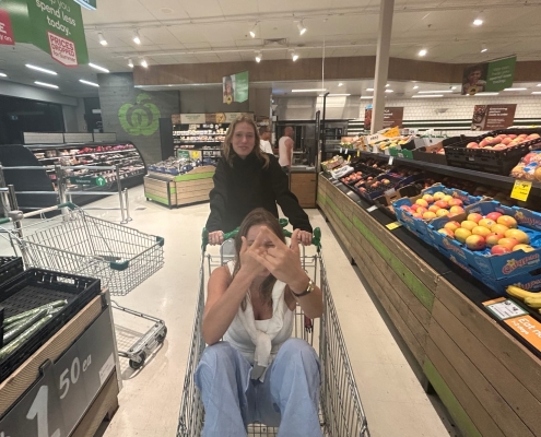 Einkaufen im Supermarkt Einkaufen im Supermarkt