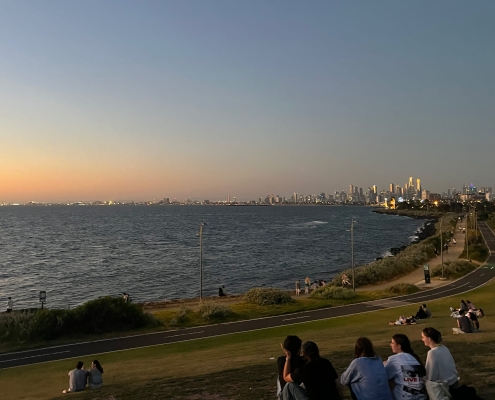 Strandpromenade, Point Ormond Lookout, Port Phillip Strandpromenade, Point Ormond Lookout, Port Phillip