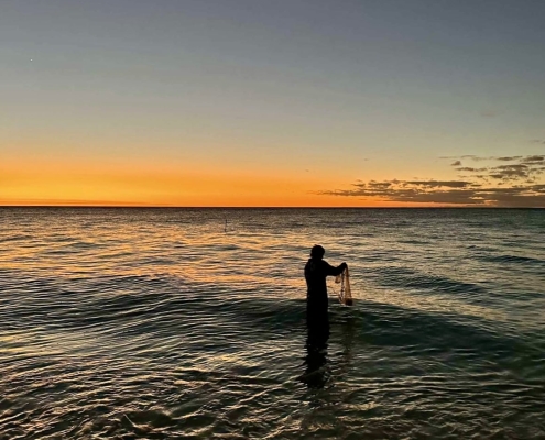 Fischen auf North West Island Fischen auf North West Island