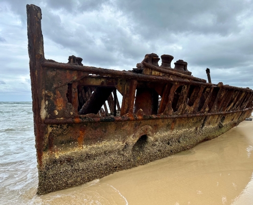 Schiffswrack auf Fraser Island Schiffswrack auf Fraser Island