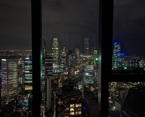 Melbourne bei Nacht Melbourne bei Nacht