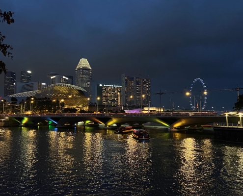 Singapur bei Nacht Singapur bei Nacht