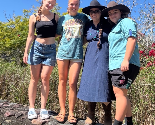 Mit der Gastfamilie am Borumba Lake Mit der Gastfamilie am Borumba Lake
