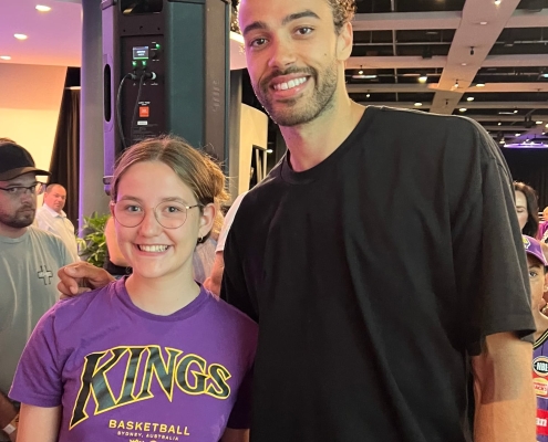 Mit Xavier Cooks von den Sydney Kings Mit Xavier Cooks von den Sydney Kings