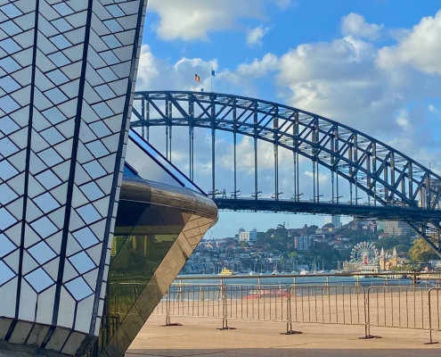 Ein letztes Mal die Sydney Harbour Bridge Ein letztes Mal die Sydney Harbour Bridge