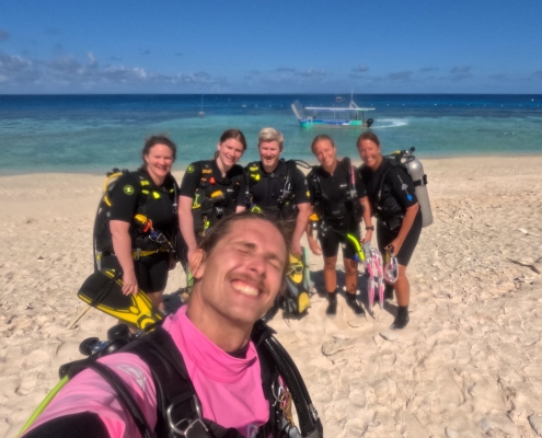 Tauchfreunde auf Lady Elliot Island Tauchfreunde auf Lady Elliot Island