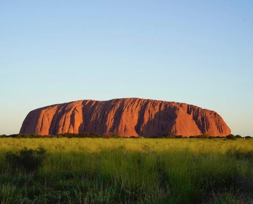Sonnenuntergang am Uluru Sonnenuntergang am Uluru