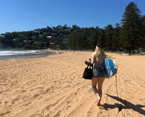 Surfen am Palm Beach Surfen am Palm Beach