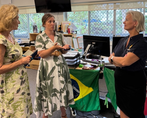 Anne Stewart and the International Coordinators