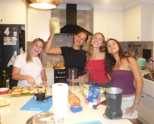 Treffen mit Schulfreunden