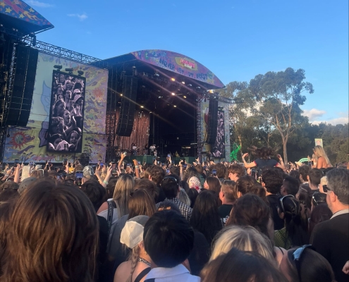 Auf dem Laneway Festival in Adelaide Auf dem Laneway Festival in Adelaide