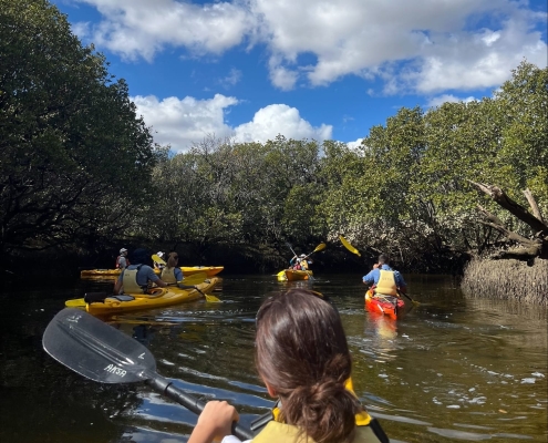 Kayaking mit meiner Gastschwester Kayaking mit meiner Gastschwester